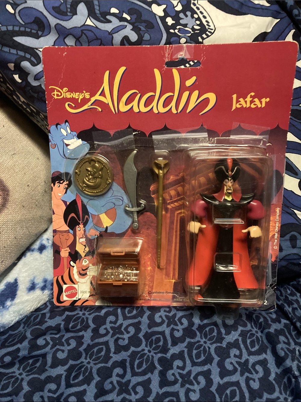 Disney Jafar Action Figure with Red & Black Robe and Gold Accessories